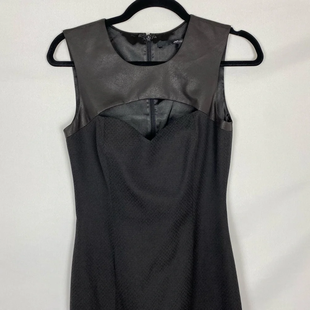 Jay Godfrey Black Chest Cutout Dress - Picture 5 of 10